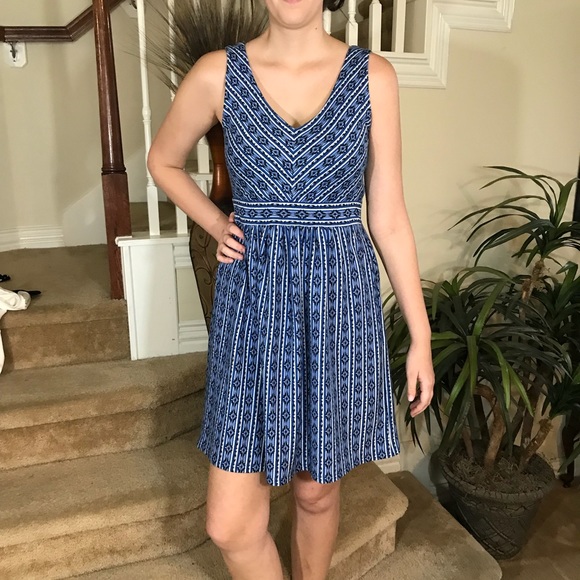 Anthropologie Maeve Aztec Lazuli knit dress - Picture 2 of 6